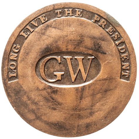 Sold Price 1789 George Washington Inaugural Button Long Live The