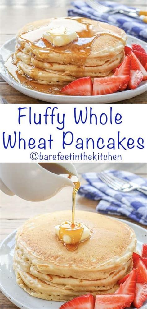 Fluffy Whole Wheat Pancakes Are A Breakfast Favorite Get The Recipe At