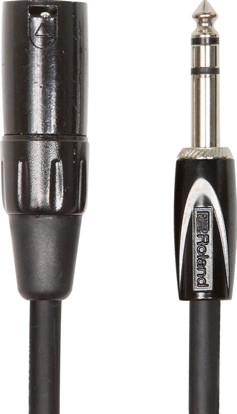Trs can be used for balanced signal similar to xlr. Roland RCC-10-TRXM 10' 1/4" TRS To XLR Male Cable | Full Compass Systems