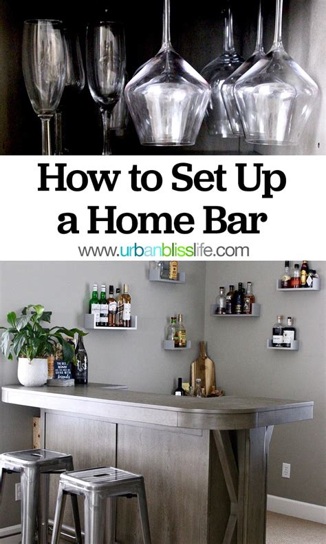 Home Bar Setup A How To Guide On Urban Bliss Life