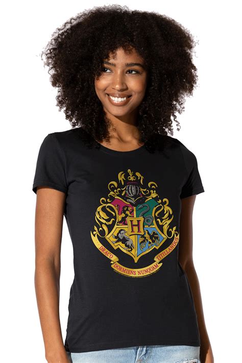 Harry Potter Hogwarts Crest Womens T Shirt