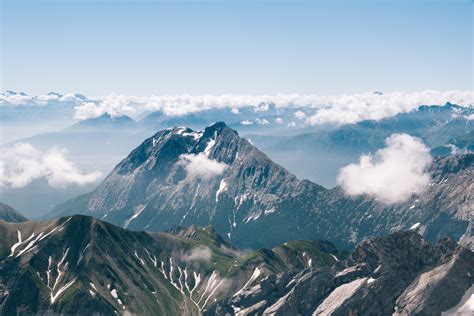 Aerial View Of Alps Mountains · Free Stock Photo