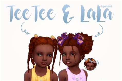 The Black Simmer Teetee Braids And Lala Puffs By