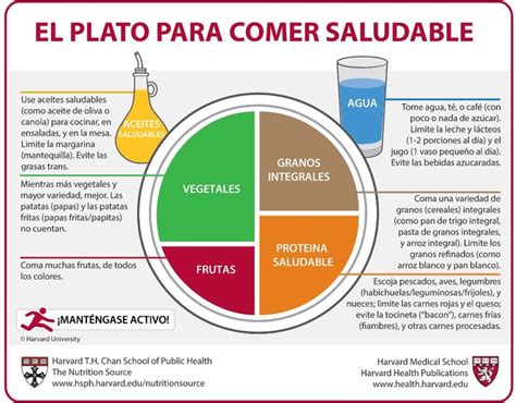 El Plato Para Comer Saludable Spanish The Nutrition Source