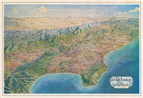 Map Of Greater Los Angeles California By Jack H Moffett 1970 2765