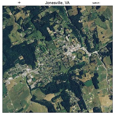Aerial Photography Map Of Jonesville Va Virginia