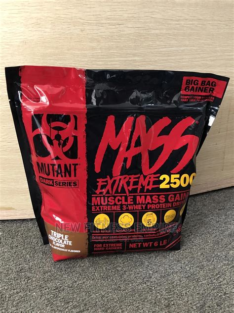 6lb Mutant Mass Extreme 2500 Triple Chocolate In Nairobi Central Vitamins And Supplements New