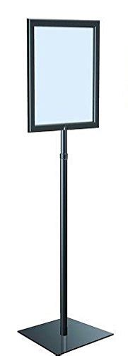 Buy Adjustable Pedestal Sign Holder Floor Stand 85 X 11 Black