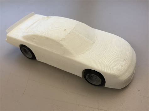 3d Printed Nascar Style Race Car By Wallace Karraker Pinshape