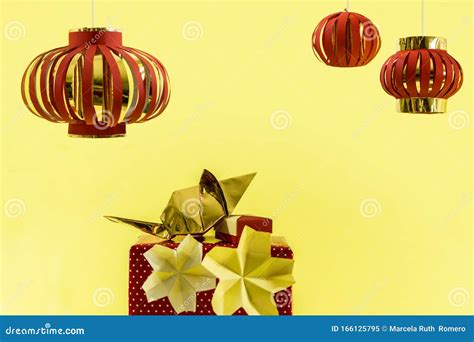 Chinese New Year 2020 Origami Style Stock Illustration Illustration