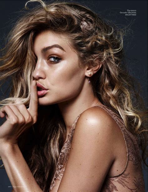 Gigi Hadid Vogue Magazine Netherlands November 2015 Issue And Photos