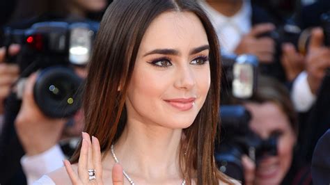 See Lily Collins With Curly Hair At Cannes 2017 Stylecaster