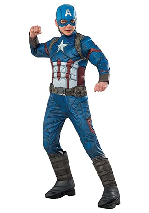 Kids Captain America Costume