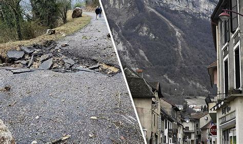 France Hit By Landslides And Avalanches Forcing People To Flee Their