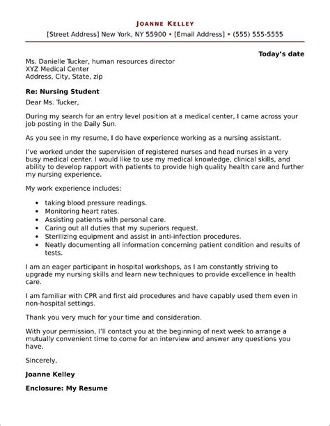 What is an example of a nursing cover letter? Nursing Student Cover Letter Sample