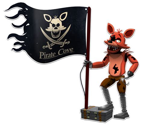 Five Nights At Freddys Foxy The Pirate Fox In Pirate Cove By Pinky