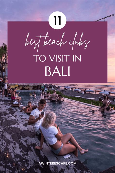 The Best Beach Clubs In Bali Indonesia A Winter Escape Kuta Bali Canggu Bali Day Club