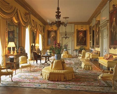 Stately Homes Of England English Interior Castles Interior Yellow Room