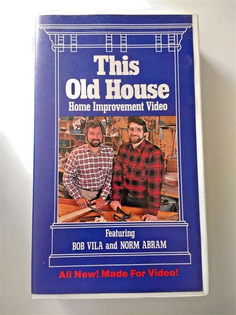 Vintage This Old House With Bob Vila And Norm Abram Vhs Original First
