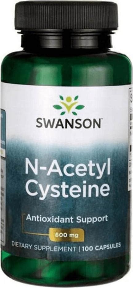 Swanson Swanson N Acetyl Cysteine NAC 600mg 100 Kaps Morele Net