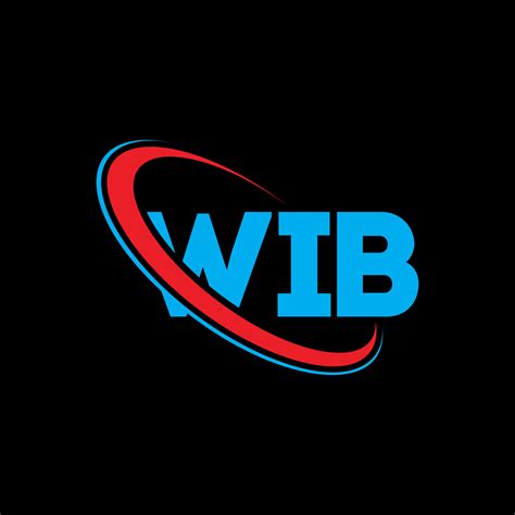 logo wib. wib lettre. création de logo de lettre wib. initiales wib