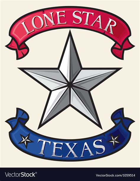Star Symbol Of The State Of Texas Royalty Free Vector