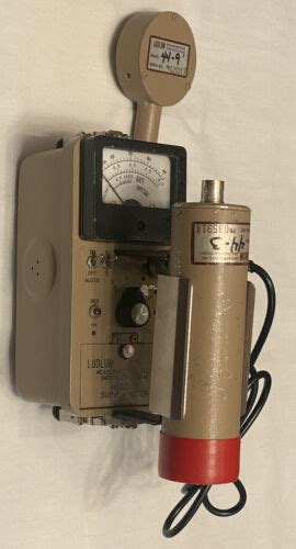 Ludlum Model 3 Survey Meter Geiger Counter Pancake Probe 44 9 Nai Detector 44 3 Ebay