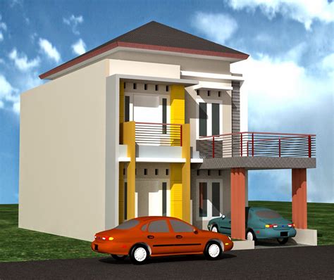 Kumpulan desain rumah sederhana dana 50 juta wwwbangunrumahmascom via bangunrumahmas.com. 62 Desain Rumah Minimalis Type 60 2 Lantai | Desain Rumah ...
