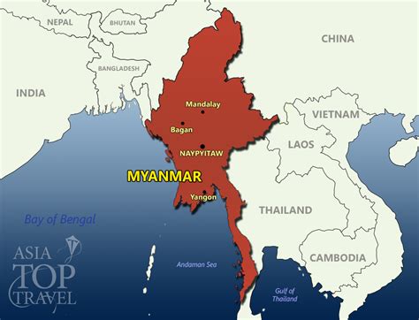 Myanmar Mapa Con Los Estados Mapa De Myanmar Y Los Estados Sur Este Images