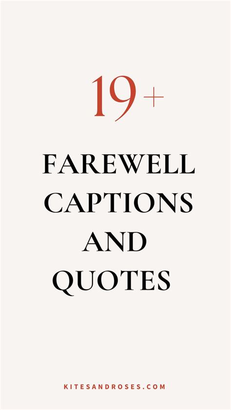 19 Farewell Quotes For Instagram With Captions Kites And Roses