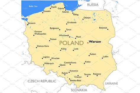 Poland Map Illustrations ~ Creative Market