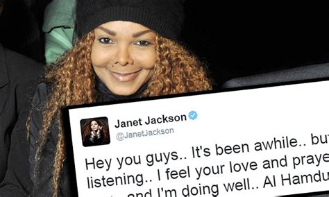 Janet Jackson Finally Breaks Her Silence On Twitter And Thanks Fans For Love And Prayers