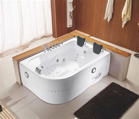 Upgrade your bathing experience with this luxurious bathtub. Two 2 Person Indoor Whirlpool Hot Tub Jacuzzi Massage ...
