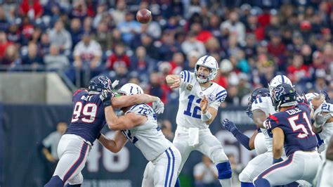 colts  texans playoff game time tv odds
