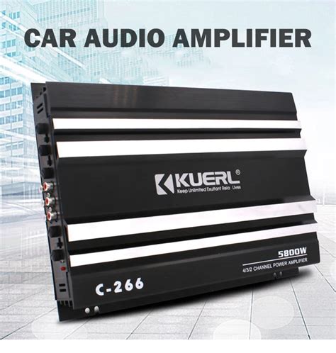 Wholesale Professional Car Amplifier 12v 5800w Class Ab Full Rang Power