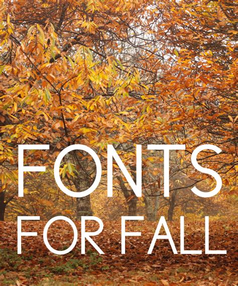 5 Fall Fonts Free Printable Signs You Can Download Now