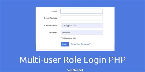 Multi User Role Based Login Php And Mysql Source Code