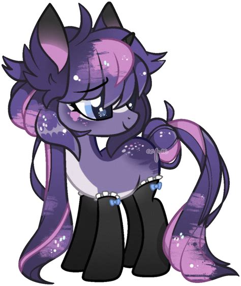 Purple Pony Adoptable Closed By Cafne On Deviantart