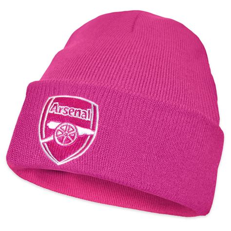 Arsenal Football Club Official Soccer T Knitted Bronx Beanie Hat Ebay