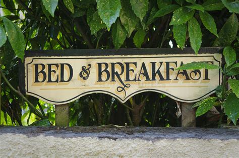 Bed And Breakfast Vintage Sign Stock Image Image Of Board Sign 44588981