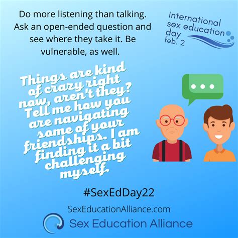 international sex education day get the conversation started about sexuality are you in