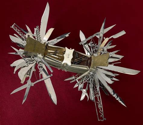 This Absurd Swiss Army Type Knife Was Made Around 1880 And Has 100 Functions Including Shears