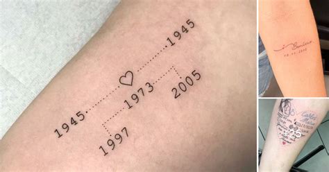 Diseños De Tatuajes Para Conmemorar Fechas Importantes Ideas De Tatuajes