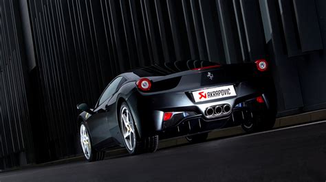 Ferrari 458 Italia Black High Definition Wallpapers Hd Wallpapers