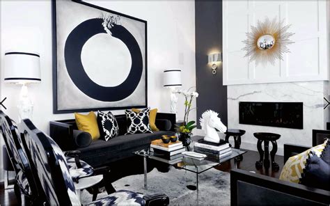 Black White And Yellow Living Room Ideas Living Room Home