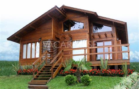 Acabados personalizables, construcción en 90 días con proyecto de arquitecto. Casa Modelo 01 - Casas de Madeira - Vacariense