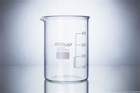 Beakers Boro 33 Glass Polypropylene Medilab