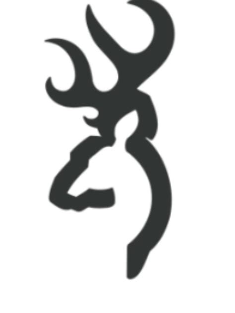 Browning Symbol Only If It Was In Camo Lol Deer Stencil Deer Head