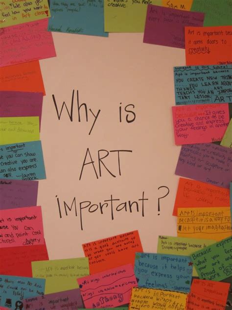 To Kick Off The School Year Importance Of Art Why Is Art Important