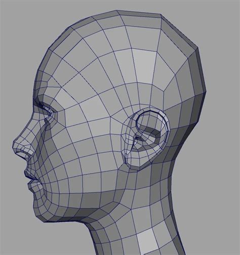 [c4d] wip human head 3d model character character modeling zbrush character character art 3d